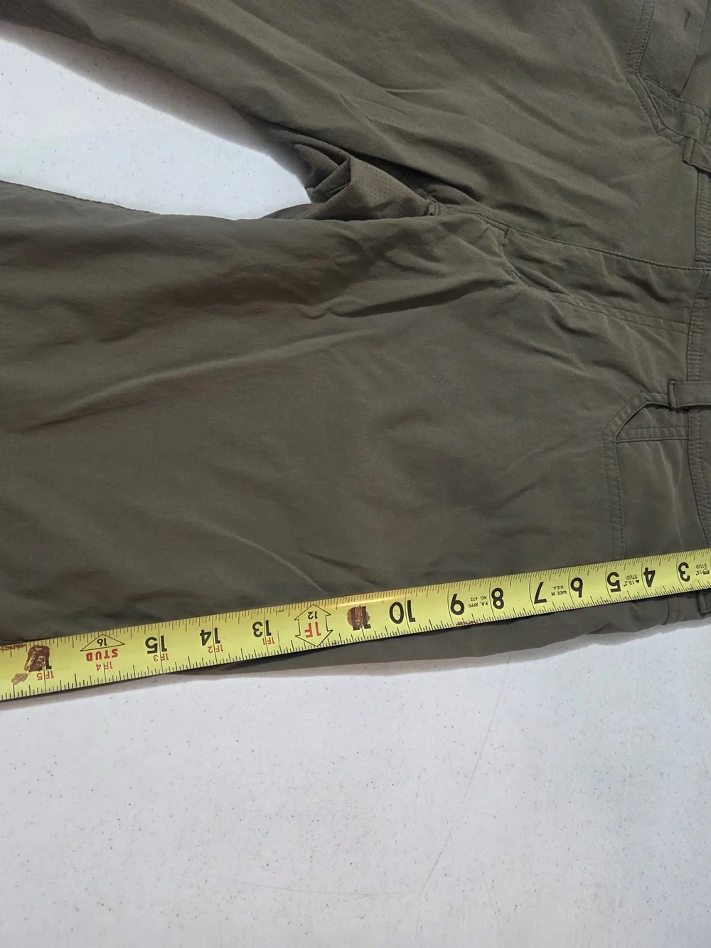 Marmot Men's Olive Green Size 30 Hiking Shorts